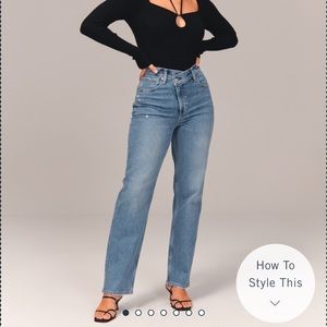 Abercrombie Curve Love 90s Straight Jeans